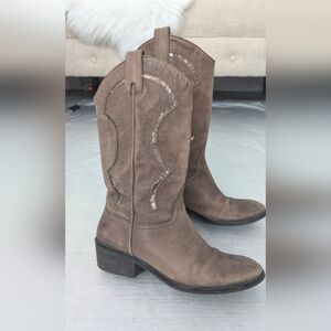 Reba Woman's Western Leather Boots Size 9.5M
